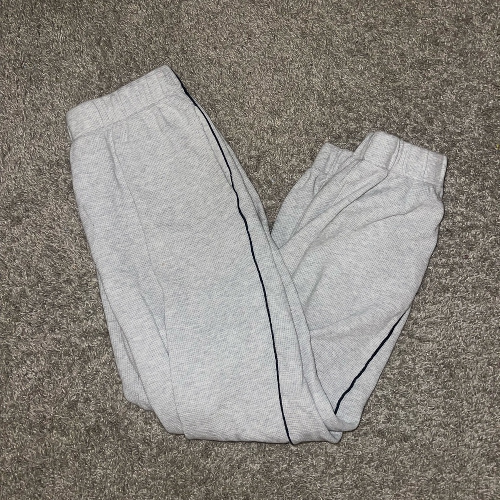 Brandy Melville John Galt Grey Waffle Sweatpants
